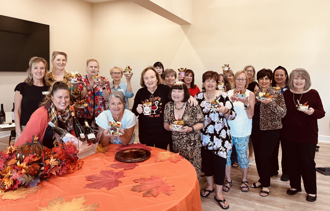 The Joy of Table Scaping shows off their teacup charcuterie. 