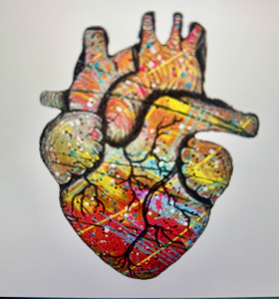  “Wild at Heart” by Kandi Morely at the Williamson County Art Guild gallery.