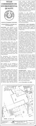 TCEQ Notice Round Rock MUD 3
