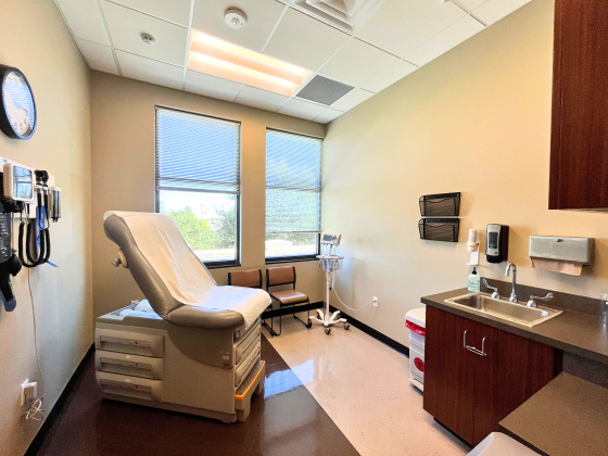 Lone Star Circle of Care’s new endocrinology exam room in the Texas A&M Health Science Center in Round Rock. Photo courtesy of Lone Start Circle Care.