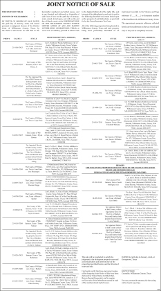 March Tax Sale