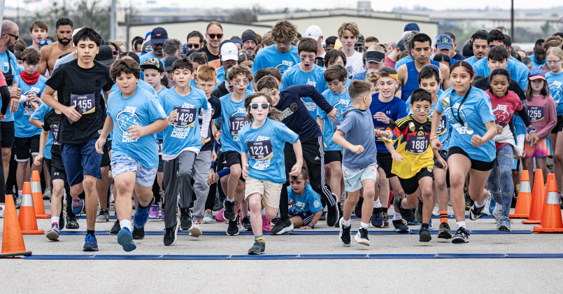 Runners are off for the 5K Run during the annual Chase The Chief races held at East View High School on Sunday, March 8, 2026. A Fun Run, followed by a 5K Run were held Sunday afternoon, with proceeds benefitting physical education programs in the Georgetown Independent School District.   1994 entrants participated in the day’s events.    Photo by Andy Sharp. 