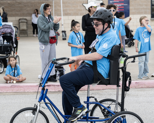 Kyle Devine, training for the Special Olympics, was a participant in the 5K event during the  annual Chase The Chief races held at East View High School on Sunday, March 8, 2026.