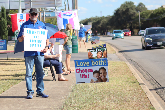A Life Chain event is scheduled for Sunday, May 3, along the 2400 block of Williams Drive near the Pit Barbecue and across from Crestview Baptist Church. Photo Courtesy Danny Cable
