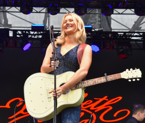 Elizabeth Nichols, who has gained popularity on social media for her song "I Got A New One" opened Saturday afternoon on the Pony Up stage.