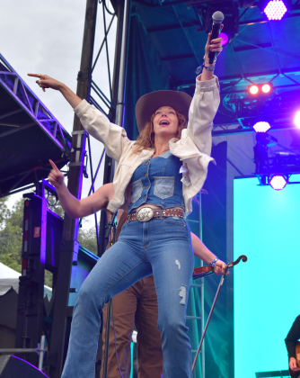 Kaitlin Butts got through half of “Any Man of Mine” by Shania Twain before her set was cancelled because of lightning in the area on April 18. Her Yee-Hoedown would have featured country covers and musical guests to join her on stage.