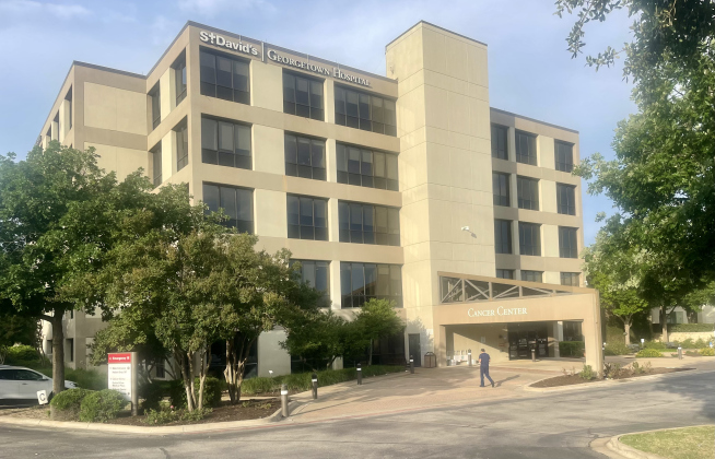  St. David’s Georgetown Hospital is located at 2000 Scenic Drive, Georgetown.
