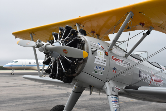 The 1943 refurbished plane helped train pilots for WWII in Corpus Christi before eventually being used as a crop duster.