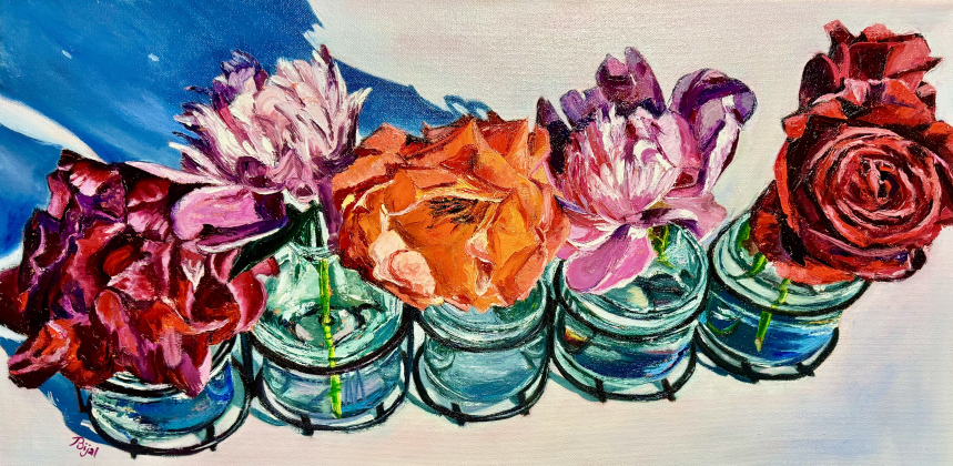  “Sunkissed” by Bijal Ghelani is on display at Healing Arts Gallery in St. David’s Georgetown Hospital.