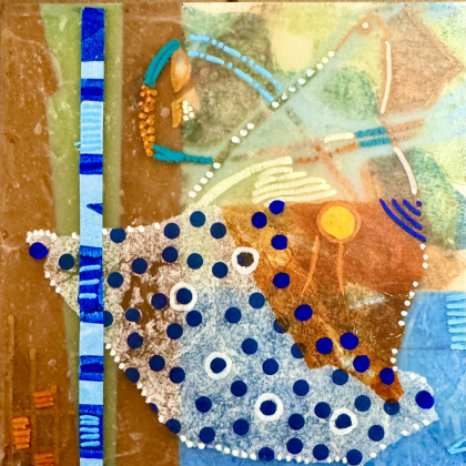  “Sea Gulls Song” by Ann Yakimovicz on display at St David’s Georgetown Hospital. 