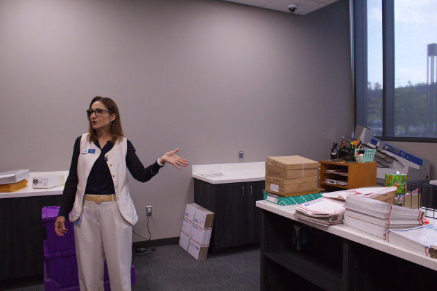 The County mail room will be handed by Tax Office, according to Ms. Odom. Photo by Nalani Nuylan.