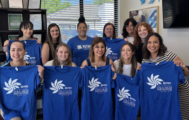 Pathways Youth &amp; Family Services team, from Left to right, top row to bottom, Jazmyne Fadeyi, April Conway, Alyssa Cerda, Sloan Accardi, Kayla Edwards, Bianca Trejo, Monica Aguillon-LaFargue, Maxine Rondeau, Jacqualine Hernandez, Rachel Halm and Aundriana Young. Photo courtesy of Pathways Youth and Family Services