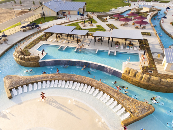 The City of Round Rock expanded the Rock’N River to include a  775-foot action river with a typhoon wave generator and a barrel roll wave generator. Photo courtesy of the City of Round Rock’s Parks and Recreation 