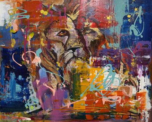 Artwork by Courtney Brewer, who was the “People’s Choice” Award winner at the Williamson County Art Guild Gallery for June.