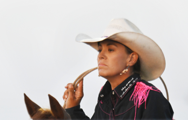 Decotah Jackson competes in Breakaway Roping  at the 82nd Annual Williamson County Sheriff’s Posse Rodeo on Friday, June 26, 2026. The rodeo continued through Saturday night.    Photo by Andy Sharp