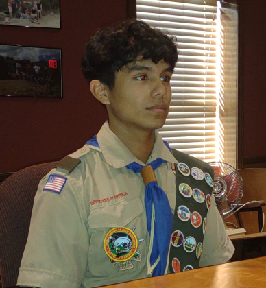Gabriel Kohn is Troop 405’s 200th Eagle Scout.   Photo courtesy Calvin Gray