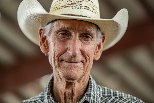 Harry Fulton, 79, of Gatesville was among the participants in the Texas Senior Pro Rodeo Association’s Rodeo held Saturday, August 15, 2026 at the Williamson County Expo Center.