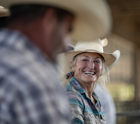 Barrie Smith, 66,  of Stephenville, Texas wore a confident smile  during the Texas Senior Pro Rodeo Association’s Rodeo held Sunday, August 16, 2026  at the Williamson County Expo Center.