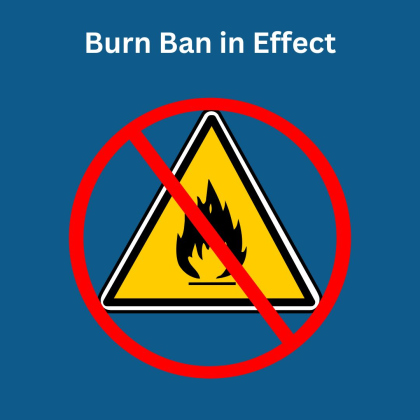 Williamson County issues a burn ban. Illustration by Nalani Nuylan.