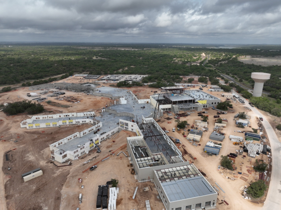 Georgetown ISD’s new high school is under construction on DB Wood Road. Not yet named, it’s slated to open in 2028. The project was funded through GISD’s 2024 voter-approved bond.