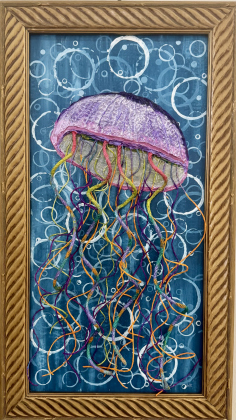  “Jelly Belly” by Lisa Kirkonis hangs in Sun City’s Visual Arts Club gallery