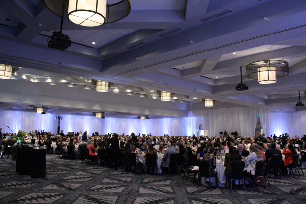More than 70 nonprofits from across the Austin area support each other during the awards portion of the program. Photo by Nalani Nuylan.