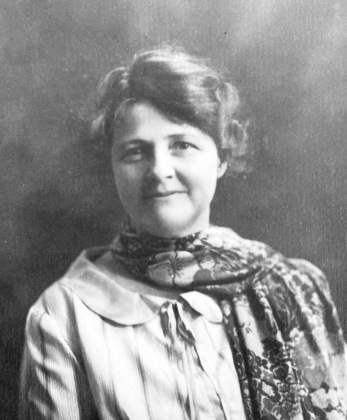 A photo of Jessie Daniel Ames after she became the first president of the Texas League of Women Voters.