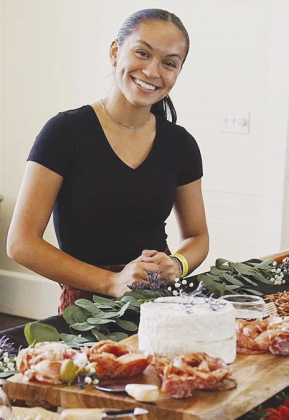 Celeste Tercero, a Georgetown resident and freshman at Austin Community College, recently launched The Charcuterie Co., an online business specializing in charcuterie boards and grazing tables. COURTESY CELESTE TERCERO
