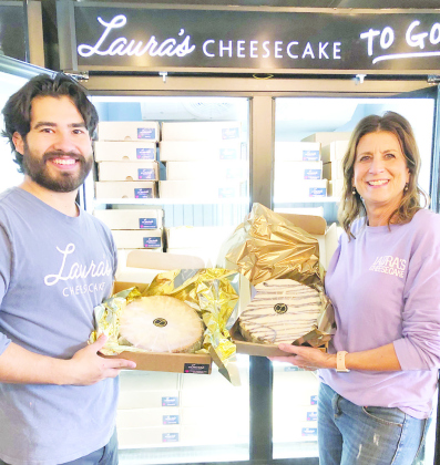 Manager Jose Martinez and Owner Suzanne Walker run Laura’s Cheesecake in Mount Pleasant.