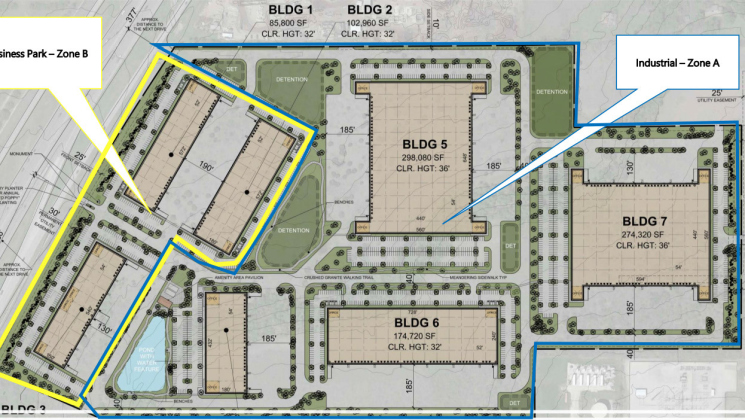 Roughly 92-acres of land were annexed Tuesday in order to allow the construction of a campus-like business park. The land is located at 5501 S IH-35.