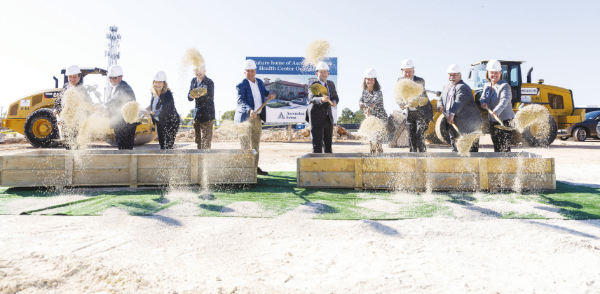Officials break ground Thursday on the new Ascension Seton Health Center Georgetown. PHOTOS COURTESY OF ELIZABETH HOWSER