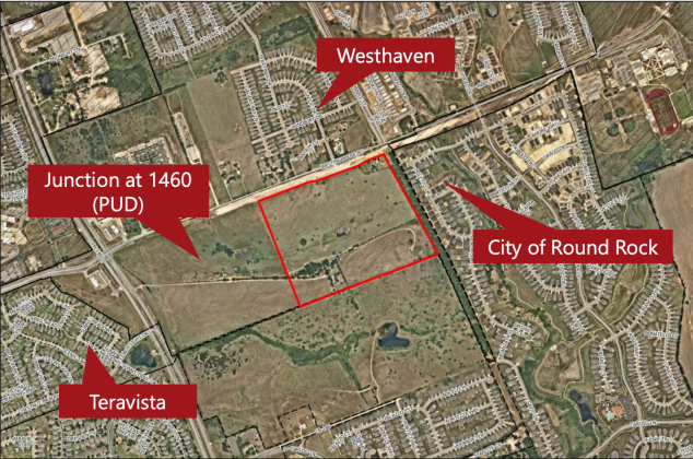A 61-acre tract of land was rezoned November 22 to make way for a residential home development. The land is at 2800 Westinghouse Road and backs up to Round Rock’s city limits.