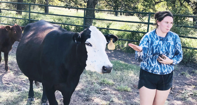 Jo Gatlin speaks from her family ranch. LINDA DWYER