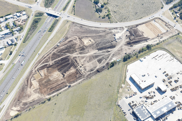 Activity around the Costco build site has picked up recently as construction gets underway.