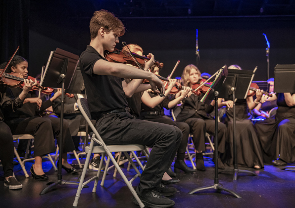 The Georgetown High School Symphony Orchestra performed November 11.