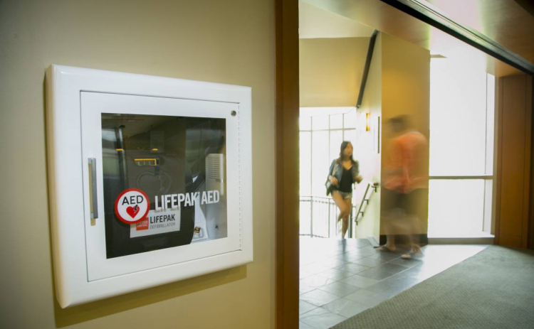 Narcan will be added to emergency kits near AEDs.