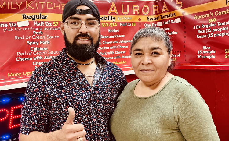 Aurora’s Family Kitchen is serving tamales again this season. (Photo by Linda Dwyer)
