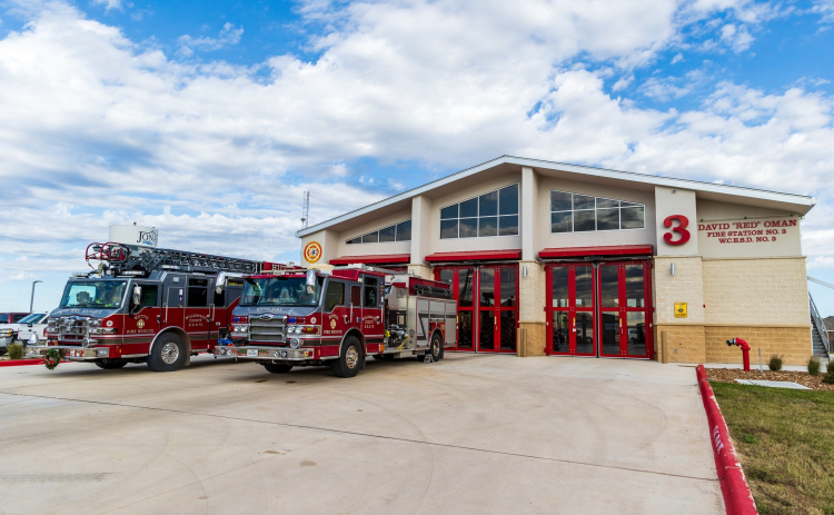The Hutto Fire Rescue David “Red” Oman Fire Station No. 3 is the third station located in the Sienna Subdivision. It is at 211 Limmer Loop, Hutto. (Courtesy Hutto Fire Rescue)