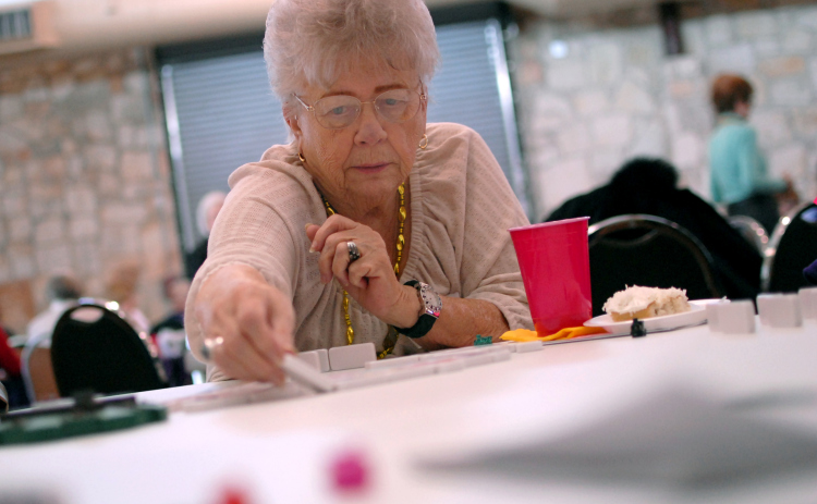 At the Fat Tuesday Games Day, participants enjoy food, games and comradery.