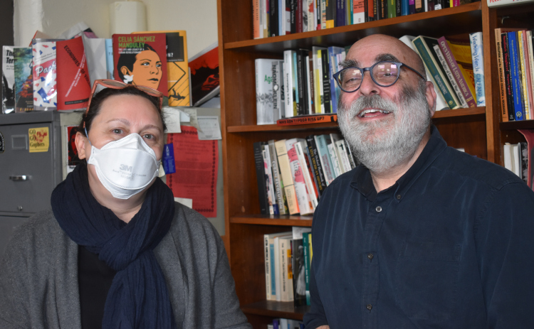 SU professors Kimberly Smith and Eric Selbin are co-chairs of the 2023 Brown Symposium. (Photo by Katherine Anthony)