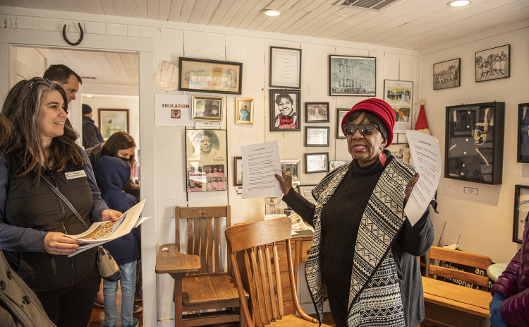 The Shotgun House museum, maintained by the Georgetown Cultural Citizen Memorial Association, was open as part of Black History Month events in Georgetown.