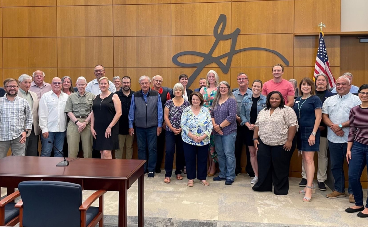 Members of the 2023 Civic Leadership Academy cohort during the Tuesday, May 9, Georgetown City Council meeting.  Courtesy the City of Georgetown
