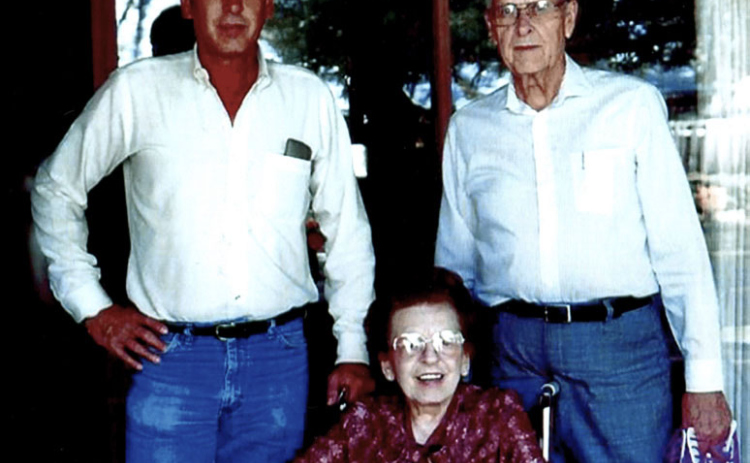 Floyd and Annetta Jones and their son, Hubert Jones.