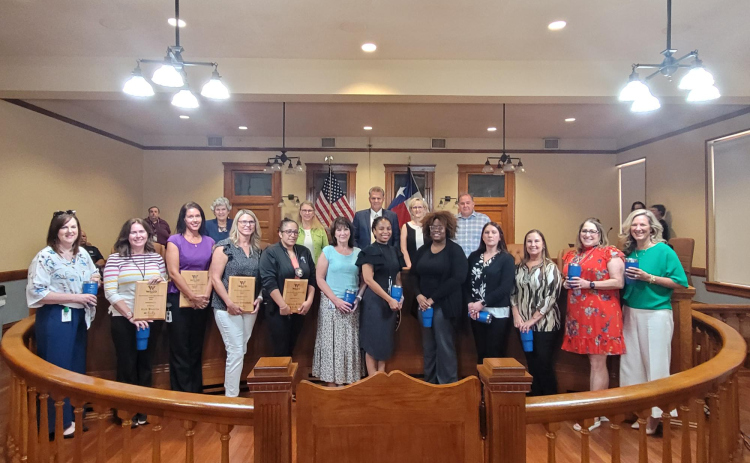 Williamson County employees of the year. Photo by Nalani Nuylan.