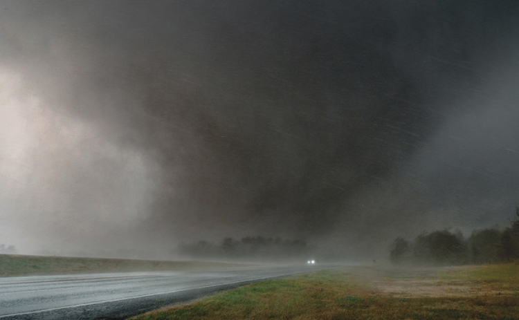 A March 21, 2022, tornado traveled through east Williamson County affecting Round Rock, Hutto and Granger. Photo by Gabe Cox.