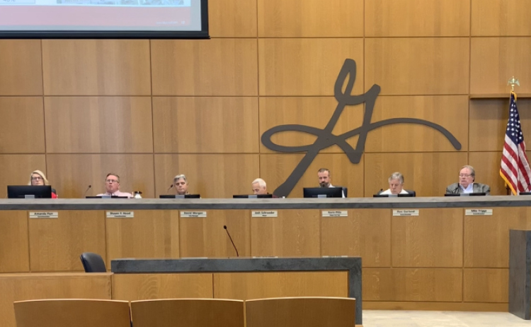 City Council pulled the item from the statutory consent agenda to speak on the record about their thoughts on the new state law. (Photo by Kaitlyn Wilkes)