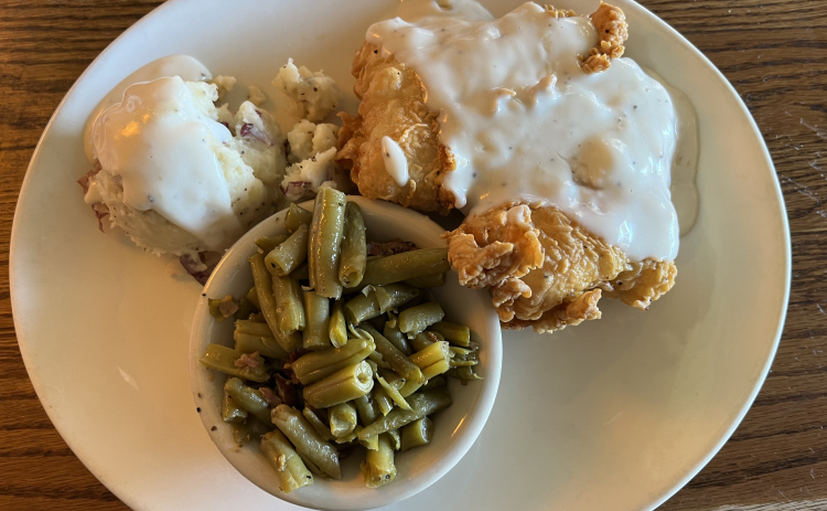 A Cotton Patch Cafe plate.