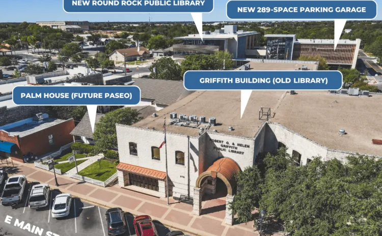 he future locations of construction projects Round Rock City Council approved during the September 28 city council meeting. Illustration courtesy of the City of Round Rock.