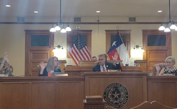 The Williamson County Commissioner’s Court voted to approve the new hospital rate during the October 24 meeting at the County Courthouse.  Photo by Nalani Nuylan.