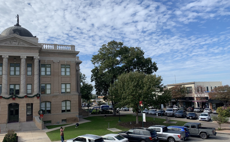 The Williamson County Courthouse stands at the center of the Square November 17. Earlier in the week, Georgetown City Council discussed altering height restrictions that limit how tall buildings downtown can be.